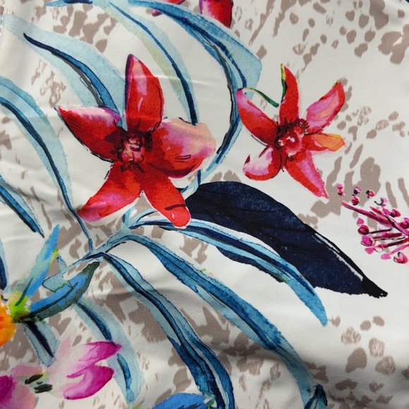 Floral Long Sleeve One Piece Swimsuit - Picture 11 of 11